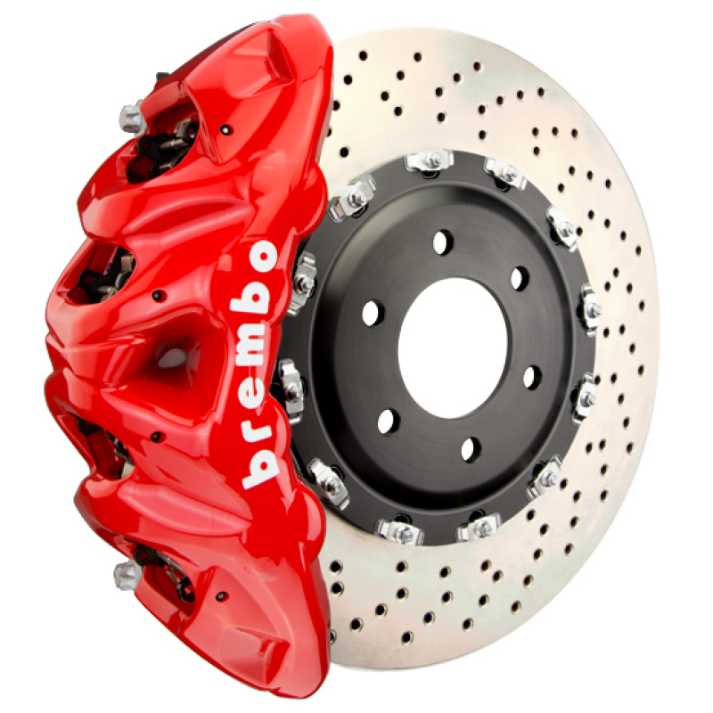BMW 335i xDrive Brake Rotors (2) - Rear - R1 Concepts - Drilled & Slotted - Carbon Coated - `13-`21